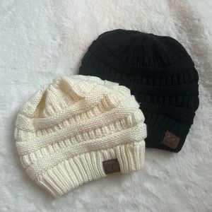 CC Beanie Bundle | black & ivory